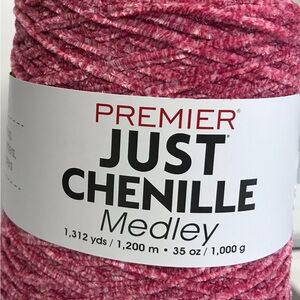 Premier Just Chenille Medley Yarn in Pink